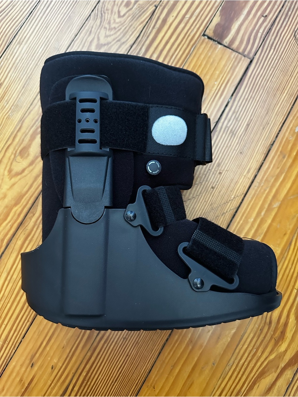 Black Medical Walking Boot